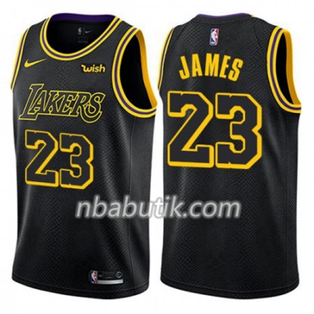 NBA Mænd Trøje Los Angeles Lakers LeBron James 23 Nike City Edition Swingman NBA Mænd Trøje Los Angeles Lakers LeBron James 23 Nike City Edition Swingman
